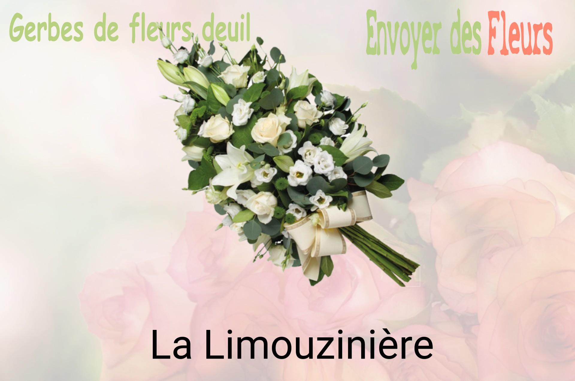 Gerbe de fleurs de deuil livrée à La Limouzinière
